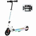 thumbnail image 1 of COBIZI Electric Scooter for Kids Ages 8-14, Top 10 mph &150W Motor, Adjustable Height & Speed, Kids Electric Scooter with Colorful Lights, White, 1 of 11