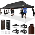 thumbnail image 1 of COBIZI Heavy Duty 10x30 Party Tent, Commercial 10x30 pop up Canopy for Parties Waterproof Gazebos with 8 Sidewalls, All Season Wind & Waterproof UPF50+,Stable Thickened Frame, 1 of 9