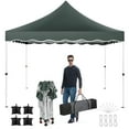 thumbnail image 1 of COBIZI Party Tent 10x10 Pop up Canopy, Easy Setup Canopy Tent with Sandbags, Stakes & Ropes, UPF 50+ Waterproof Outdoor Instant Portable Shelter for Party, Events, Vendor, Gray, 1 of 11