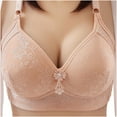 thumbnail image 1 of COBKK Athletic Bras for Women High Support clearance Women's Bra Wire Free Underwear One-Piece Bra Everyday Underwear Yoga Bras for Women Full Support Y-70 Beige 42, 1 of 5