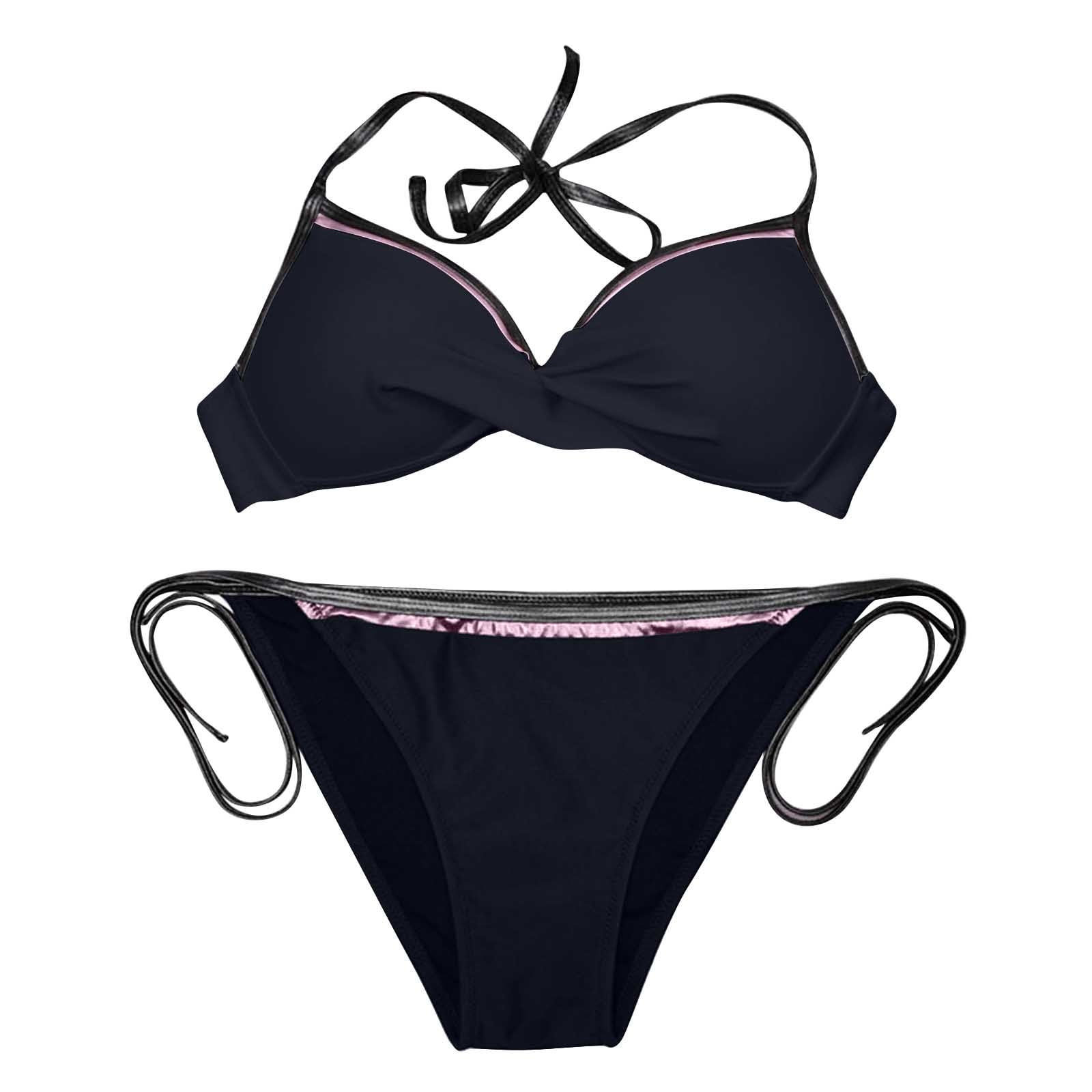 COBKK Laides Tankinis Sets Summer Women's Swimsuit High Waist Lace Up