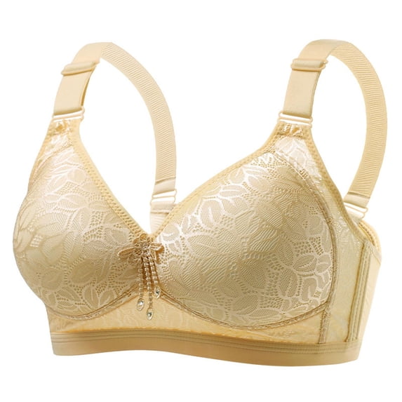 COBKK Medium Impact Sports Bras for Running clearance Women's Fashion Plus Size Wire Free Comfortable Push Up Hollow Out Bra Underwear Support Sports Bra Y-265 Beige 3XL