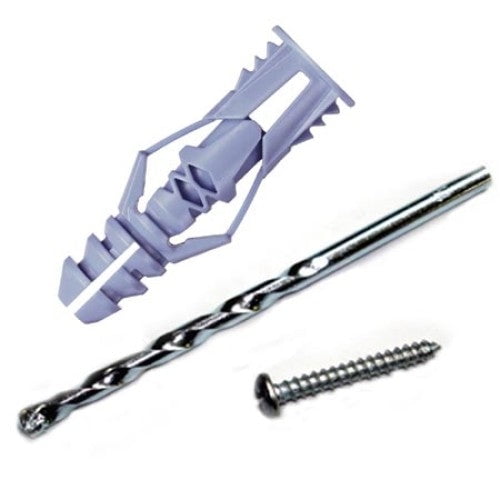 COBRA 172R Wall Anchor, 1-1/4 in L, Polyethylene, 46 lb Blue - pack of 10