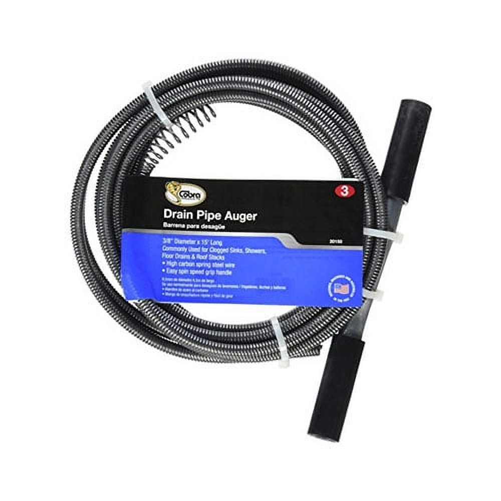 COBRA PRODUCTS CO 20150 3/8x15 Wire Drain Auger