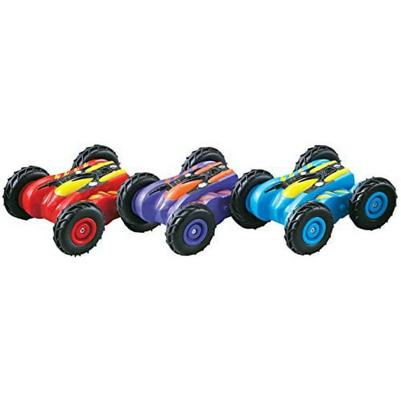 COBRA RC TOYS Remote Control Hyper Stunt Car Trickster. Jump, Flip, Twist, Spin, Reverse and Double Sided. 1 Car Assorted Colors