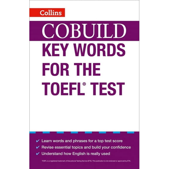 Cobuild Key Words for the TOEFL Test Paperback