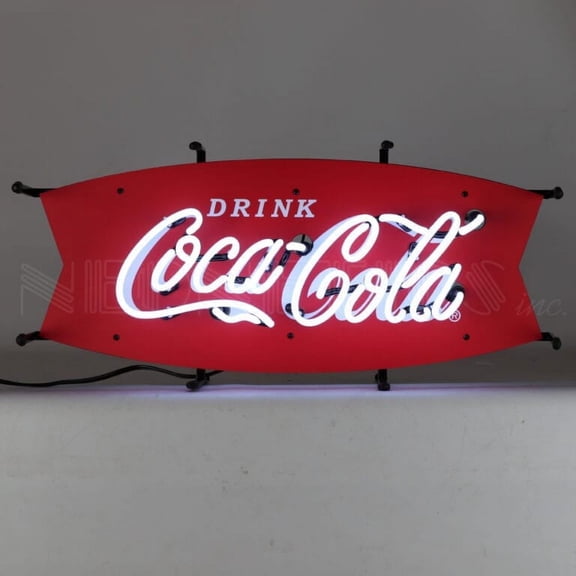 COCA-COLA FISHTAIL JUNIOR NEON SIGN 5SMLCC