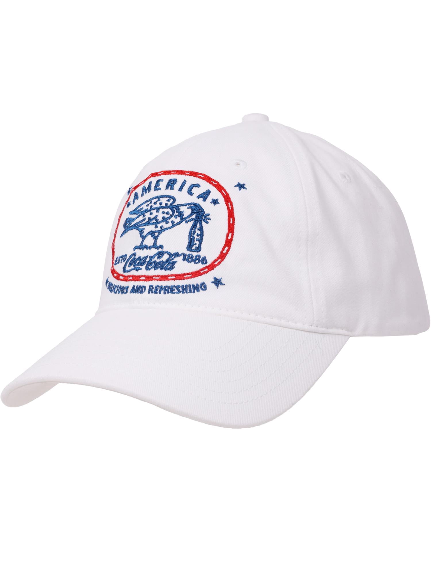 Coca-Cola Americana Adjustable "Dad" Cap, White, One Size Fits Most