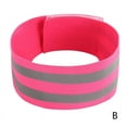 thumbnail image 1 of 1x Reflective Safety Band High Visibility Wrist Arm Favo Leg Ankle V7V5 X7T4, 1 of 9