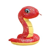 COCEQUC 2025 Lunar New Year Decorations Snake Plush Toys Chinese Decor Toy Snake P8A7