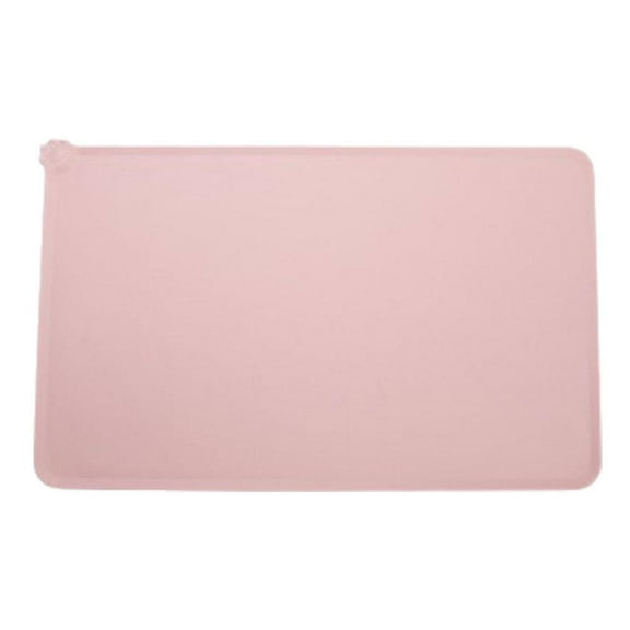 COCEQUC Cat Dog Food Mat For Pet Feeding Bowl Floors Waterproof Silicone. Slip Non I6T7