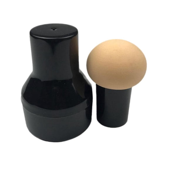 COCEQUC Cosmetic Puff Powder Brush Round Head Mushroom Shape Handle Makeup Foundati X2E4