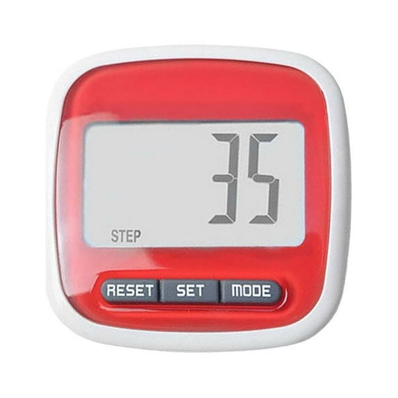 COCEQUC Digital Pedometer For Walking Step Counter with Clip Large For Elderly X7H2