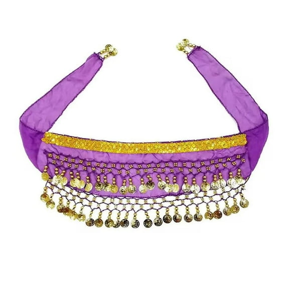 COCEQUC Dog Waist Chain Butt Curtain Clothes, Dog Waist Chain Butt Curtain Clothesbelly Dance Style with Sequin, Passionate Puppy Shaking Hip Dance Hip Scarf Decoration V1V0