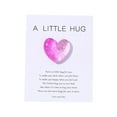 thumbnail image 1 of COCEQUC Heart Pocket Hug For Loved Ones Keepsake Gift Mini-Heart New Hug Love U1E3, 1 of 8