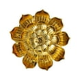 thumbnail image 1 of COCEQUC Large gold (D) $ Lotus incense holder alloy lotus porous incense base incense holder incense holder incense burner incense burner incense live broadcast accessories, 1 of 8