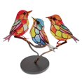 thumbnail image 1 of COCEQUC Metal Bird Wall Art Birds on the Branch Wall Decor Leaves with Birds Met Hot S3 R0L1, 1 of 1