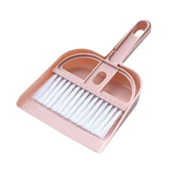 COCEQUC Mini Little Broom and Dustpan,Mini Dust Pans with Brush Cleaning Brush,Mini Dustpan and Brush Set,Dustpan and Broom Set for Cleaning Tables, Sofas, Cars, Keyboards, Kitchen Countertops L7U5