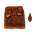 thumbnail image 1 of COCEQUC Pet Dog Lion Head Cover Realistic Lion Mane for Dog Black Lion Mane for Dog V8 F3Z6, 1 of 8