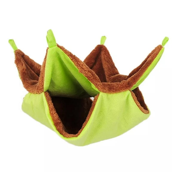 COCEQUC Pet Hamster Bird Ferret Rat Squirrel Hammock Hanging Cage House HOT Y9V0