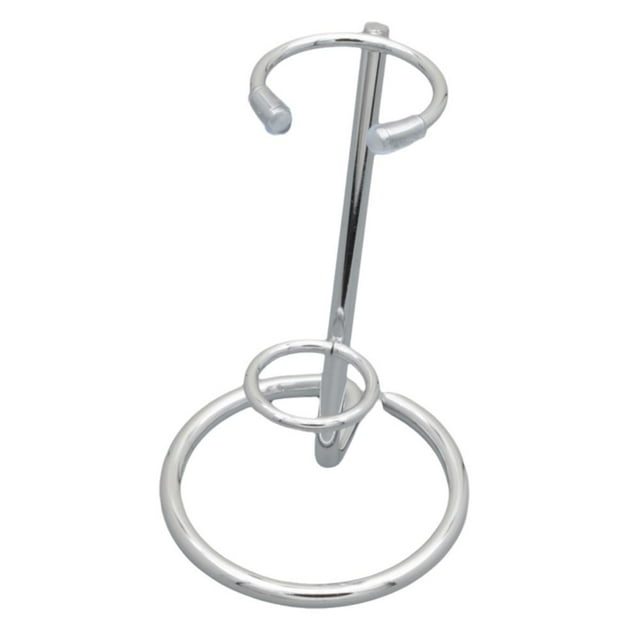 COCEQUC Small Crystal Wand Display Stand,2.4x3.7 inch Iron Arms Display Stand Display Easel Holder for Small Gemstones Crystal Mineral Agate X7K2