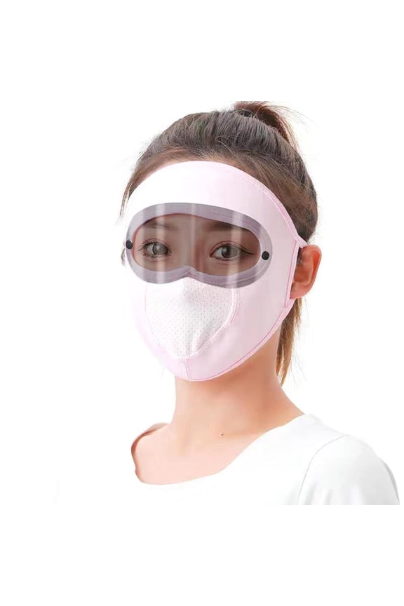 Sunscreen Mask UV Protection Face Cover Outdoor Cycling Sun Protection Caps Q6N4