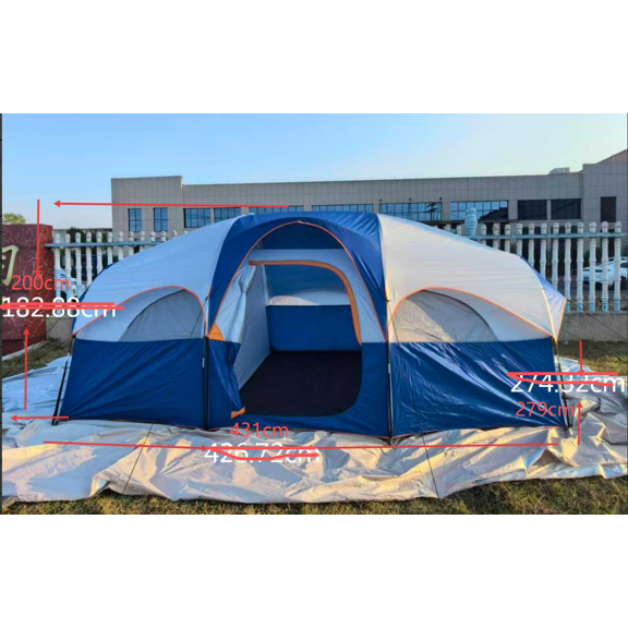 COCETTA 4 Person Family Camping Tent with Instant Setup – All Weather Waterproof Cabin Tent for Outdoor Adventures