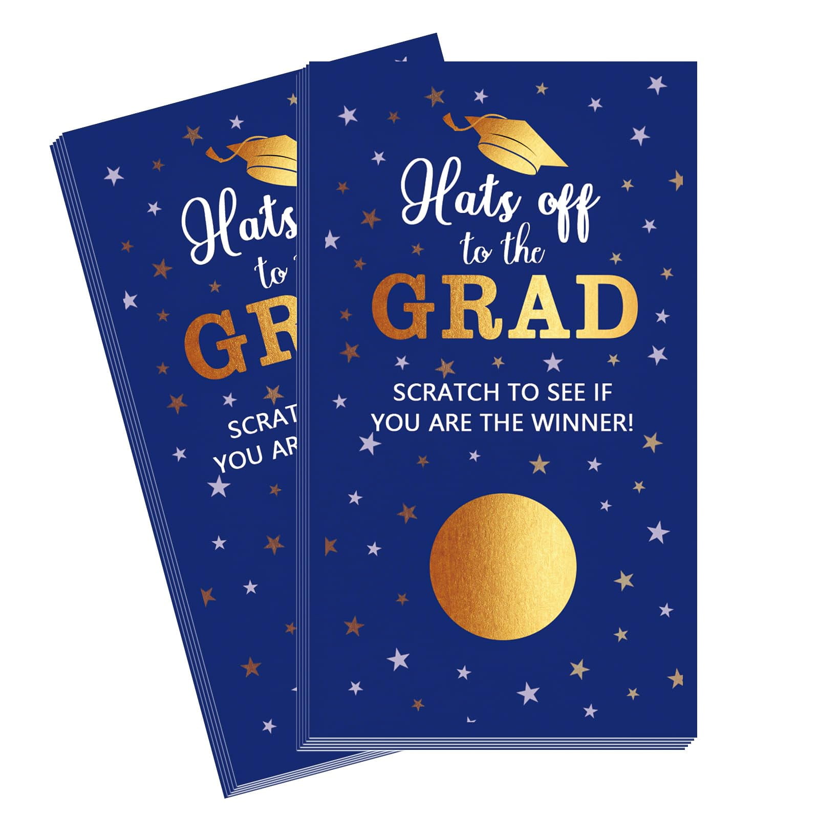 COCHIE 30 Cards Scratch Off Graduation Party Game, Class of 2025 Door ...