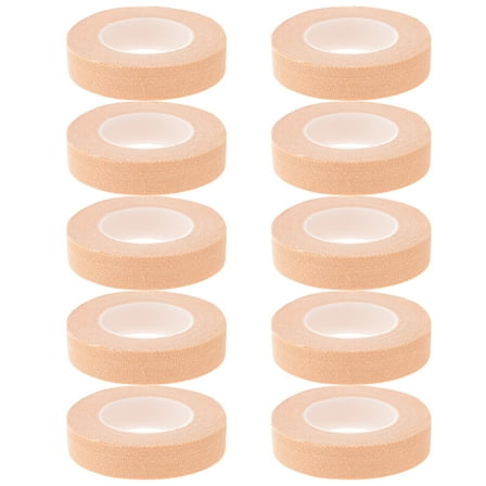 GOOHOCHY 10Pcs Tape Self Adhesive Guzheng Nail Tape Tearable Beige for Music Lovers