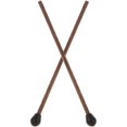 thumbnail image 1 of COCHLOUS 2pcs Drum Sticks Tongue Drum Mallet Sticks Hand Drum Sticks Mallet for Displaying, 1 of 8