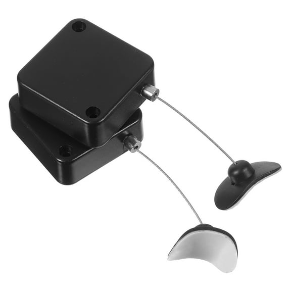 GOOHOCHY Retractable Lock Remote Control Tether Telescopic Security Cable Plastic 2Pcs