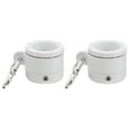 thumbnail image 1 of GOOHOCHY Flagpole Fixing Ring Flag Pole Rings White 1 Set 2x1.5in Plastic, 1 of 9