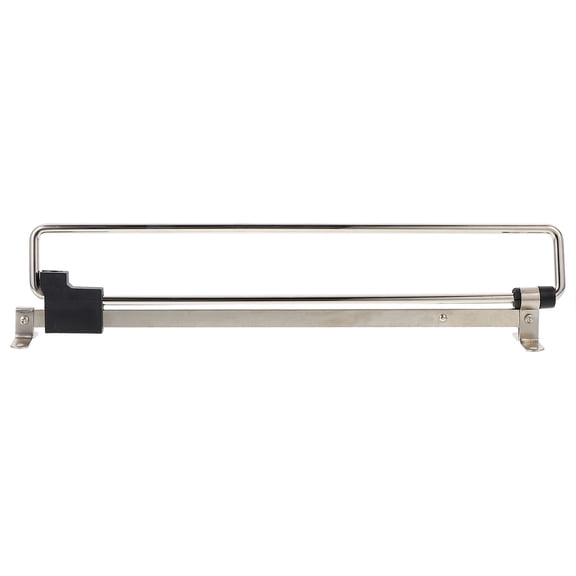 GOOHOCHY Wardrobe Clothes Rail Silver 1Set 17.7X2.2X1.6In
