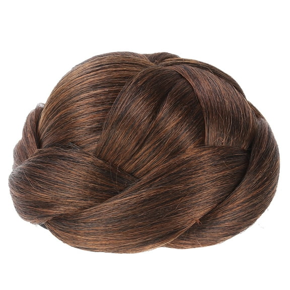 COCHLOUS Braided Wigs Donut Hair Bun Chignon Braid Bun Faux Hair Scrunchie for Women