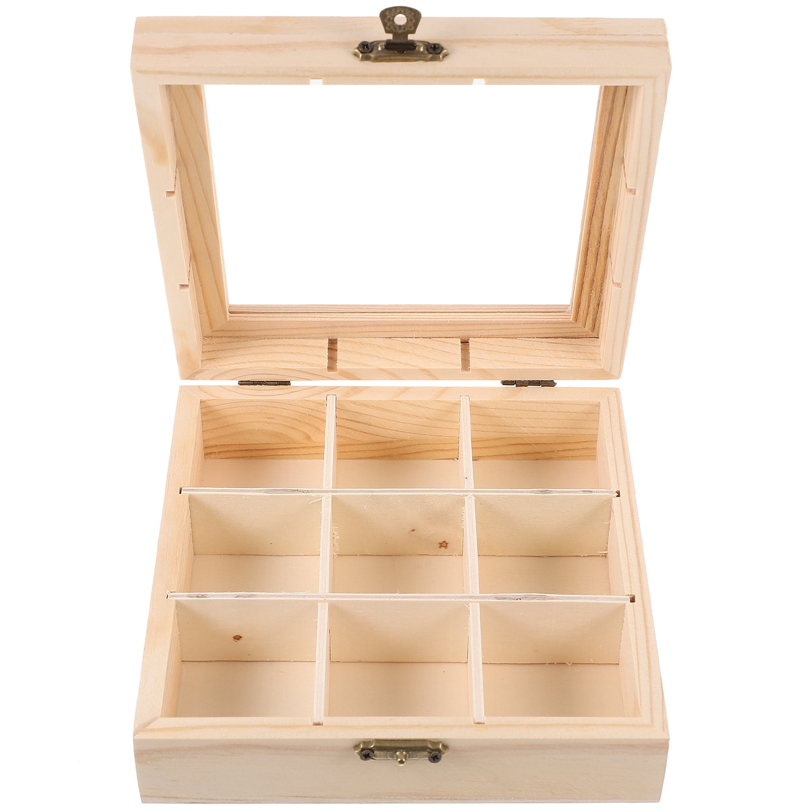 COCHLOUS Tea Bag Countertop Holder Restaurant Coffee Organizer Compartment Tea Box