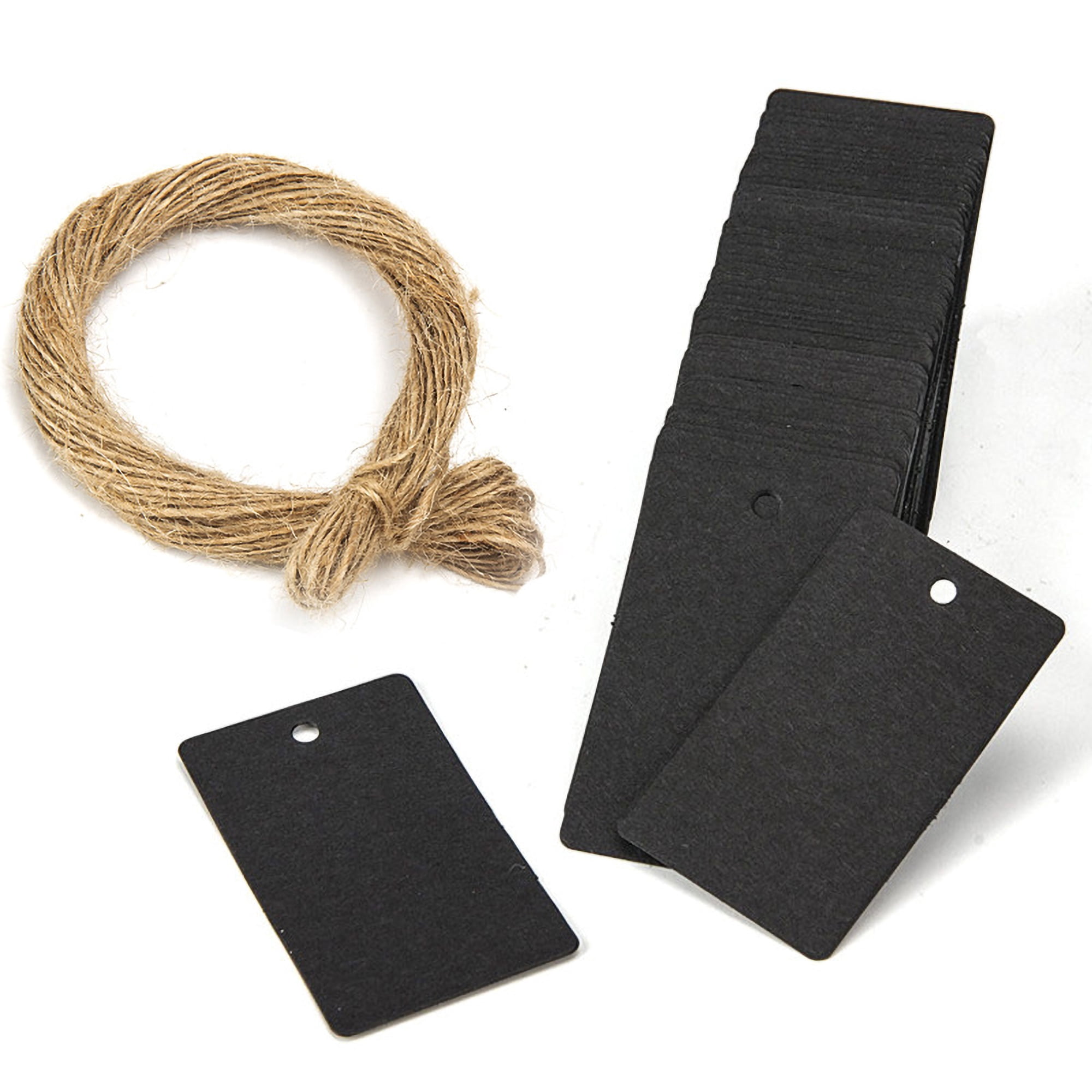 COCICA 200 Pcs 1.2x2 Inch Kraft Paper Gift Tags with String,Blank Price ...