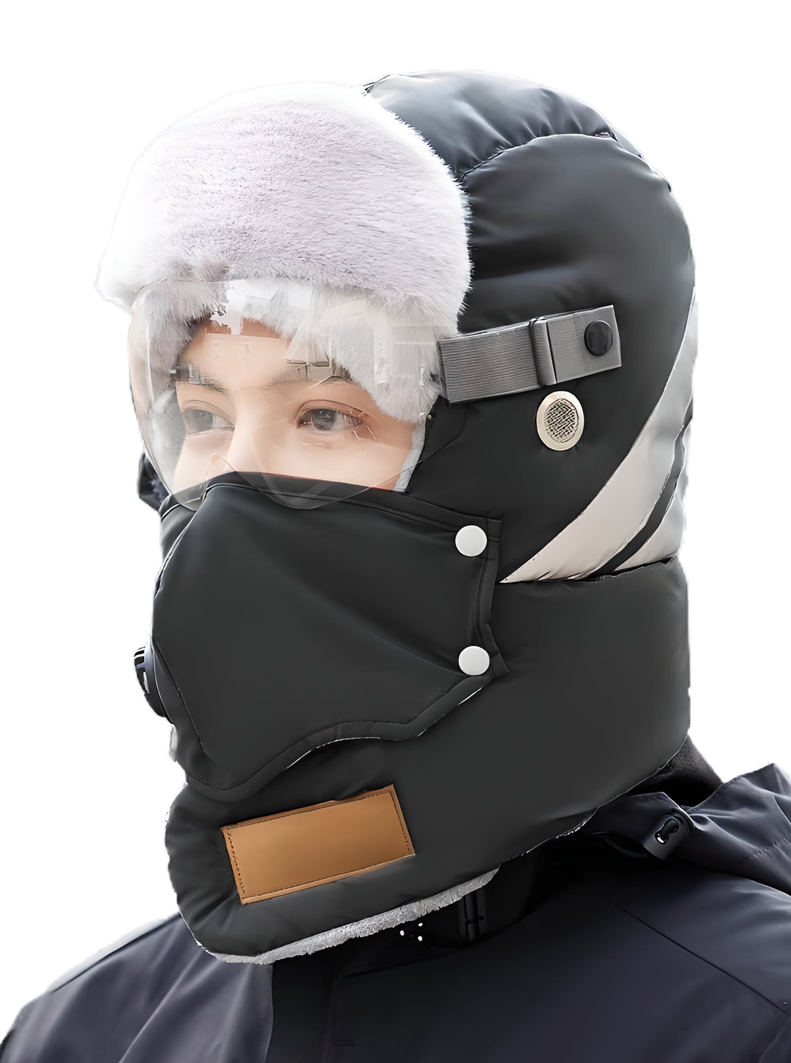 Fur Trapper Hat TAGVO Camo Trapper Hat Winter Warm Ear Flap