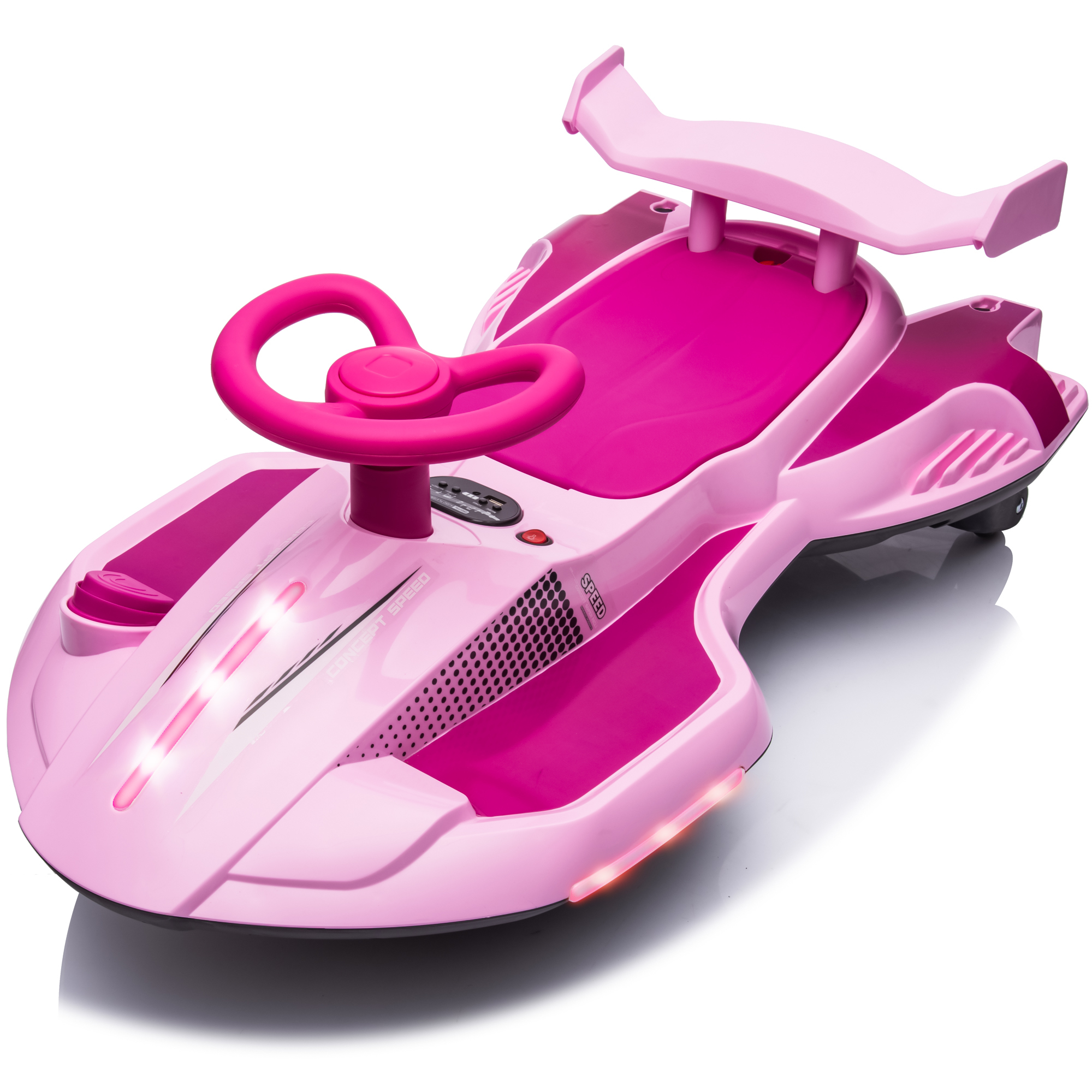 Radio Flyer, Ziggle, Caster Rideon for Kids, 360 Degree Spins, Red