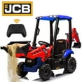 thumbnail image 1 of COCLUB 12V Excavator Construction Vehicles for Boys Girls, Battery Powered Ride On Car with Remote Control, Front Loader Bulldozer, Digger, Ceiling, Electric Ride on Toys for Kids, Red, 1 of 7