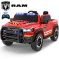 thumbnail image 1 of RAM RHO 1500 24V 2 Seat Ride On Car for Kids Age 3-8, Electric Car w/Remote Control, Bluetooth, MP3 Music, Lights, Powered Ride On Toy with 4 Wheels Spring Suspesion for Boys & Girls, Fire Rescue, 1 of 9
