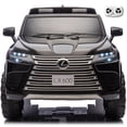 thumbnail image 1 of 24V Power Wheels Ride On Car for Big Kids, Officially Licensed Lexus LX600 2 Seater Electric Car for Kids, Ride On Cars with Remote Control, Battery Powered Riding Toy for Boys & Girls Ages 3–7 Black, 1 of 10