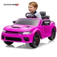 thumbnail image 1 of COCLUB 12V Dodge Licensed Toddler Electric Car for Kids, Ride-On Toys with Parent Remote Control, Bluetooth® & LED Dashboard – ASTM Certified for Boys & Girls Ages 3-4, Pink, 1 of 7