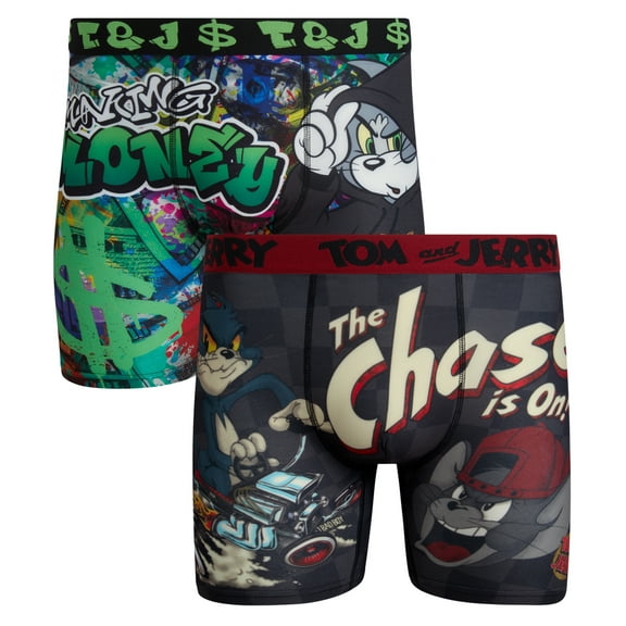 COCO BRANDS Mens Boxer Briefs - 2 Pack Tagless Underwear Boxers for Men with Contour Pouch (M-XL)