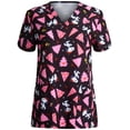 thumbnail image 1 of COCO BRANDS Womens Scrubs - Peanuts Snoopy V-Neck Scrub Medical Uniform Scrub Top for Women (S-2XL), 1 of 6