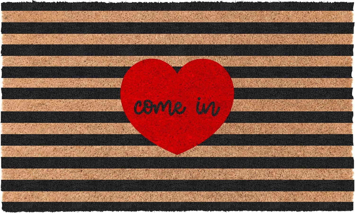 COCO MATS 'N MORE Come in Heart 18" x 30" Made in USA Durable Entry