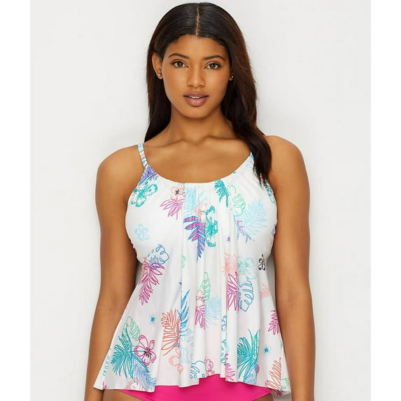 COCO REEF WOMENS BRA SIZED SWIMSUIT TANKINI TOP