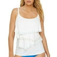 thumbnail image 1 of COCO REEF WOMENS RUFFLE BRA SIZED UNDERWIRE SWIMSUIT TANKINI TOP, 1 of 2