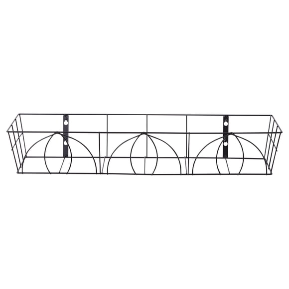 Mainstays 30" x 8.5" x 5.25" Rectangle Petal Window Box with All Natural Coconut Fiber Liner