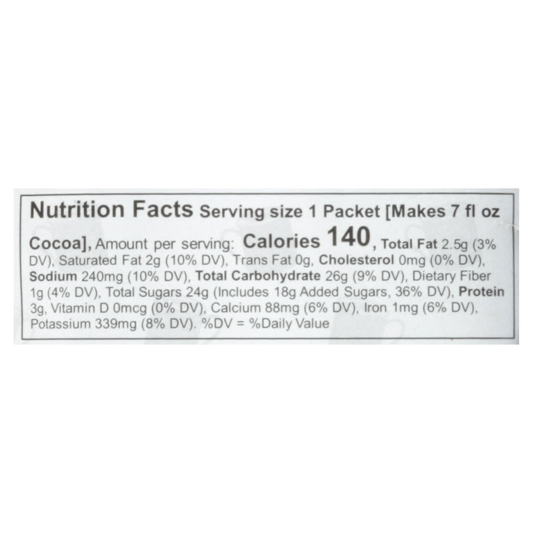 Cocoa Classics Hazelnut & Chocolate Cocoa Mix 1.25 oz - Walmart.com