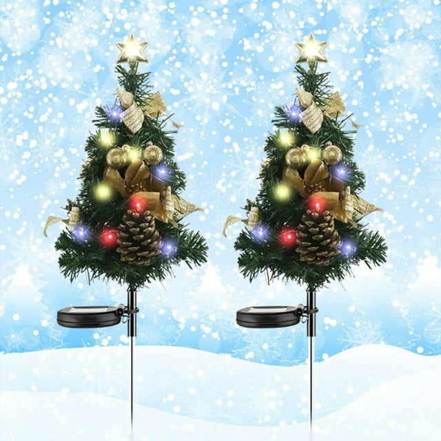 COCOBELA 40LED Solar Christmas Tree Lights Outdoor Decorations